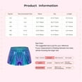 thumbnail image 5 of TiaoBug Kids Girls Sparkle Metallic Dance Shorts Gymnastics Athletic Tumbling Shorts Bottoms Activewear Pink 7-8, 5 of 5