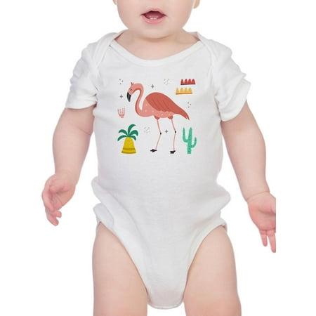 

Cute Flamingo Lineless Art Bodysuit Infant -Image by Shutterstock Newborn