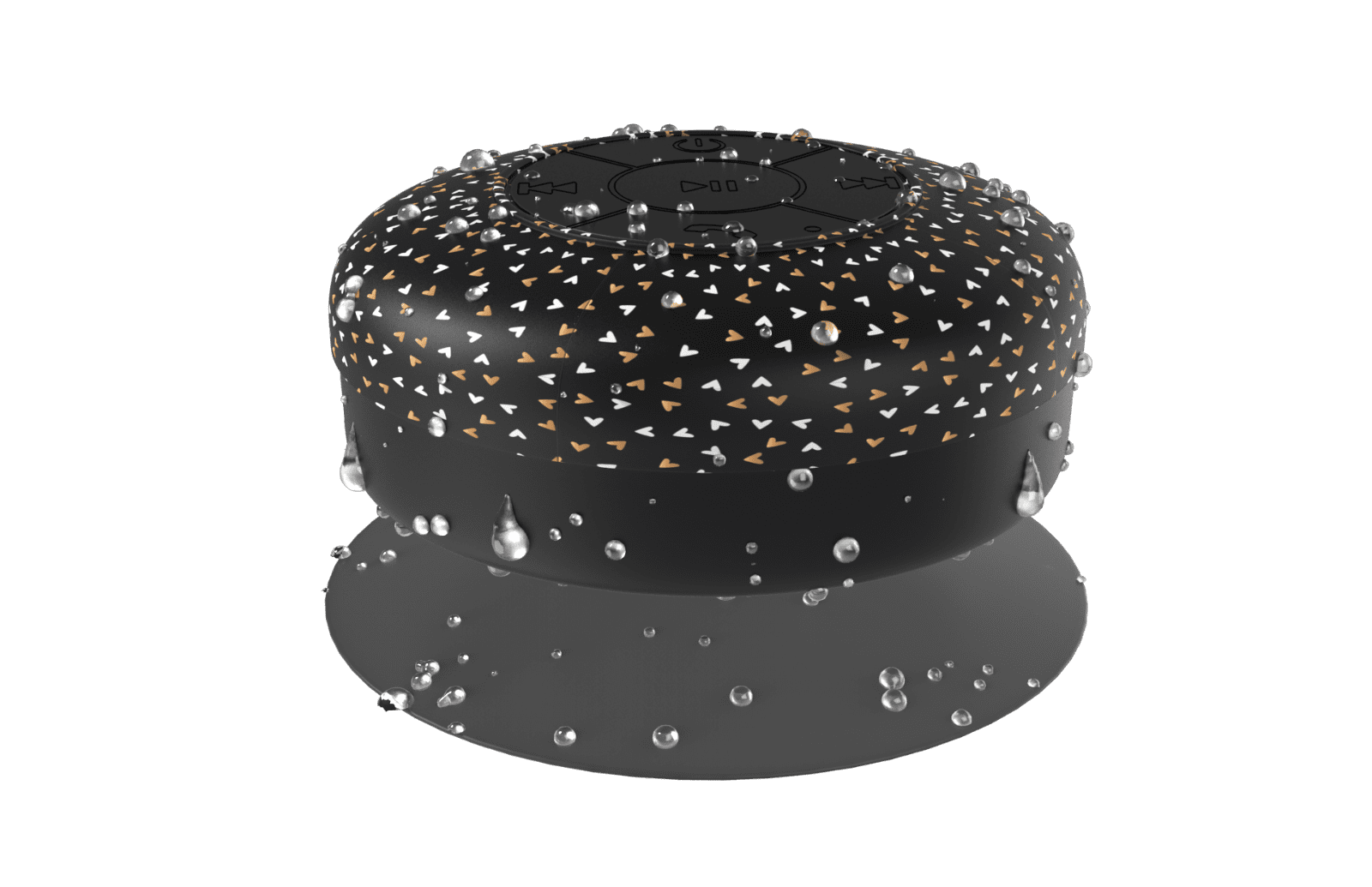 gentek s4 wireless shower speaker