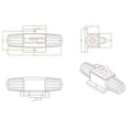 thumbnail image 4 of Disyuntor de de 2 Piezas Portafusibles Automático para Automóvil en Línea Resistente a Resistente a perfke Reinicio del disyuntor, 4 of 8