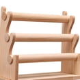 thumbnail image 6 of Wooden Bracelet Holder Headband Hairband Organization Removable Freestanding Wristwatch Rack Multi Layer Gift Watch Display Stand Rack for Store 3 Layer, 6 of 6