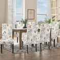 thumbnail image 2 of Printed Dining Room Chair Covers Set of 4, Stretch Kitchen Chair Covers Washable Parsons Chair Slipcover Removable Dining Chair Protectors for Hotel,Ceremony(Elegant Blossom), 2 of 6