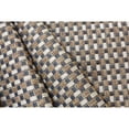 thumbnail image 3 of SimplyShade 7.75' x 10' Teak Brown Checkered Cobblestone Outdoor Area Throw Rug, 3 of 3