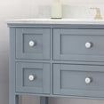 thumbnail image 4 of 48 Inch Bathroom Vanity, Double Vanity, Bathroom Storage Cabinet With Under Shelf, 5 Soft Closing Drawers ( Not Include The Marble Top), 4 of 9