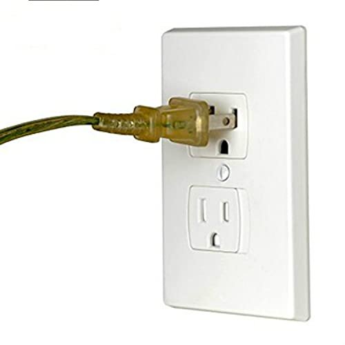 No Batteries Or Wires Installs In Seconds Child And Baby Safety Power Outlet Wall Cover With LED Night Light