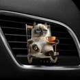 thumbnail image 5 of 2D Acrylic Cute Cat and Dog-Shaped Air Outlet Aromatherapy for Cars with Random Fragrance, 5 of 8