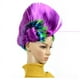 thumbnail image 5 of Peluca de baile de disfraces con abanicos, colores divertidos, peluca esponjosa, cabello estilo punk con cresta de gallo, 5 of 6
