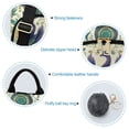 thumbnail image 7 of FORMRS Women's Travel Backpack Purse Anti-Theft Hidden Pockets Casual Shoulder Bag, Green Animals Pattern, 7 of 7