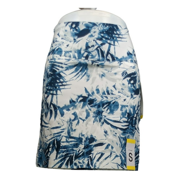 S.C.&CO. Skirt Sz S Print Comfortable Stretch Tummy Control Skort Blue