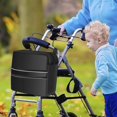 thumbnail image 2 of Sac de Fauteuil Roulant Grande Capacité avec Bande Réfléchissante Sécurisée, Sac de Rangement Imperméable pour Fauteuil Roulant Électrique Réglable, 2 of 11