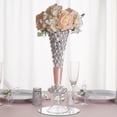 thumbnail image 3 of BalsaCircle Clear 4 Pieces 15" Glass Trumpet Vases Party Centerpieces Flowers Cheap Bulk, 3 of 8
