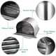 thumbnail image 5 of 3X Extractor de Escape AnticorrosióN de Campana de VentilacióN de Acero Inoxidable Impermeable de 6 Pulgadas y 150 mm para Cubierta de Salida de Aire de Pared, A, 5 of 7