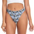 thumbnail image 1 of Fotbe Police Car Tanga Sin Costuras para Mujer con Estampado – Panties Invisibles, Transpirables y Cómodos para Uso Diario-XX-Large, 1 of 6