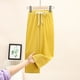 thumbnail image 2 of Odeerbi 2-14 Años Niños Niñas Verano Seda Hielo Pantalones Pierna Ancha Primavera Casual Suave Transpirable Dormir Pantalones, 2 of 6
