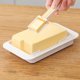 thumbnail image 2 of Plato Mantequilla Hermético Con Caja Almacenamiento Queso Sellado Tapa para Encimera () Blanco, 2 of 9