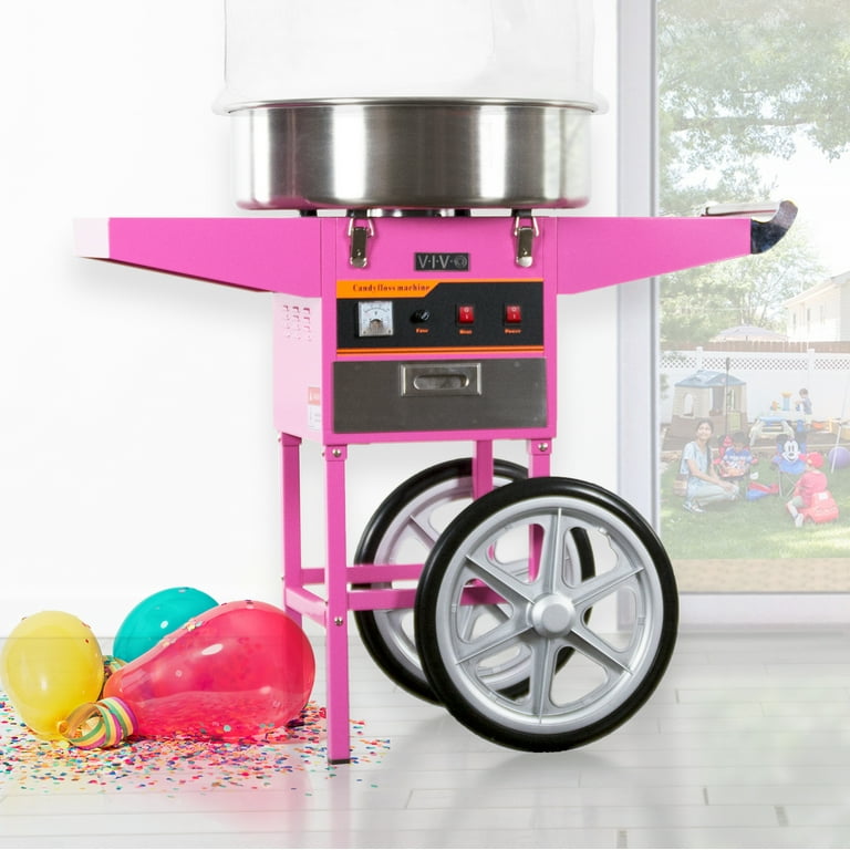 VIVO Pink Electric Commercial Cotton Candy Machine Candy, 55 OFF