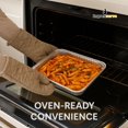 thumbnail image 5 of Impresserve 8 lb Aluminum Foil Pans, No Lids, 48 Count, Disposable Aluminum Pans for Baking, Roasting, Meal Prep, and Food Storage, 5 of 10