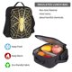 thumbnail image 5 of Disketp Gold Spider On The Web Mochila Estampada de Gran Capacidad con Lonchera y Estuche, Set de 3 Piezas para Estudiantes, 5 of 7