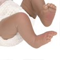 thumbnail image 3 of 25cm Realistic Soft Silicone Newborn Baby Doll Boy with Beautiful Clothes White Clothes No Shoes., 3 of 3