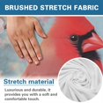 thumbnail image 7 of SCRAWLGOD Cardinal Peach Blossom Recliner Chair Covers Stretch Reclining Cover for Recliner Chair Washable 1 Seat Chair Covers for Reclining Chairs with Elastic Band for Dogs Pets, 7 of 7