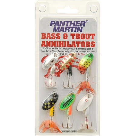 Panther Martin Bass and Trout Annihilators, 6pk