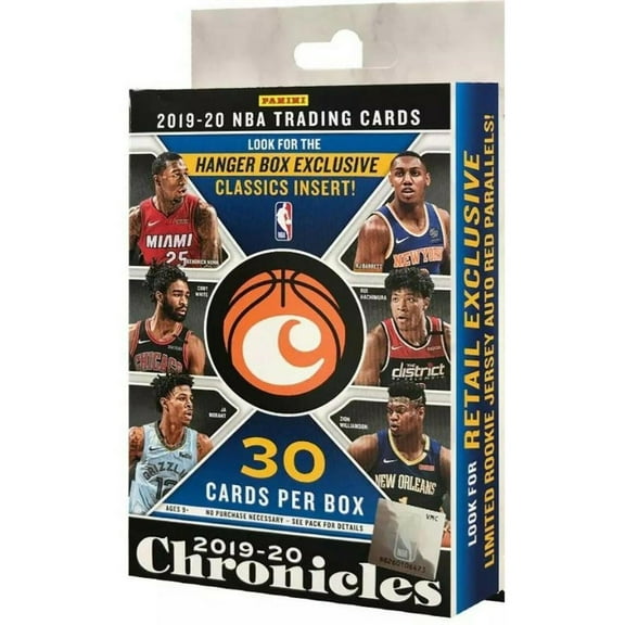 2019-2020 Panini Chronicles Basketball Trading Cards Hanger Box - Fanatics