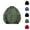 Green, variant on Fall Jackets for Men 2025 Long Sleeve Stand Collar Loose Fit Casual Zip Up Jacket with Pockets Outerwear Coat