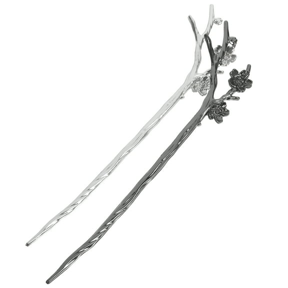 TUWAFE 2pcs Hair Chopsticks for Women Made of Durable Alloy with Elegant Design and Assorted Colors