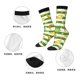 thumbnail image 5 of Fotbe Watercolor St Patrick Day Calcetas Largas con Estampado para Hombre y Mujer – Calcetas de Compresión Transpirables y Elásticas, Viajar y Uso Diario Talla 5-11, 5 of 6