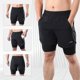 thumbnail image 2 of Lixada Hombres 2 en 1 Pantalones cortos para correr Secado rápido Transpirable Entrenamiento activo Ejercicio Trotar Maratón, 2 of 5