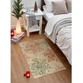 thumbnail image 4 of Snowflake Entryway Rug- 2x3 Small Rug Ultra-Thin Soft Kitchen Rugs Non Slip Indoor Door Mat, Rubber Backing Throw Carpet Washable Rugs for Entryway Bathroom Bedroom(2x3ft,Grey), 4 of 5