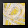 thumbnail image 2 of Hristova, Albena 15x15 Black Modern Framed Museum Art Print Titled - Sunshine Swirl, 2 of 5
