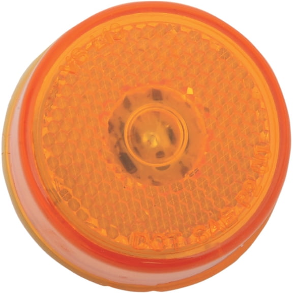 Bluhm Enterprises Round 2in. 8 LED Trailer Light - Amber