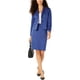 thumbnail image 2 of Traje de falda con cuello chal para mujer Le Suit, azul, 14 Le Suit Falda elegante, 2 of 2