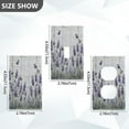 thumbnail image 2 of Lavender and Bees Light Switch Cover Switch Plate Outlet Cover Plug Cover for Electrical Outlet, 2 of 8