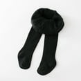thumbnail image 2 of Otqutp Toddler Kids Baby Girls Cotton Thick Lined Warm Full Leggings Pantihose Stretchy Basic Full Length Pants Pantyhose for Winter Stocking(Black,1-3 Years ), 2 of 5