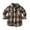 Brown, variant on breaise Toddler Baby Boy Girl Shirt Flanne Jacket Boys Plaid Long Sleeve Button Down Shirt Fall Winter Shacket Kids Coat