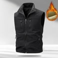 thumbnail image 2 of Lovskoo Mens Polar Fleece Vest Winter Warm Lightweight Sleeveless Jackets Cozy Soft Zip Up Stand Collar Vests Outerwear, 2 of 4