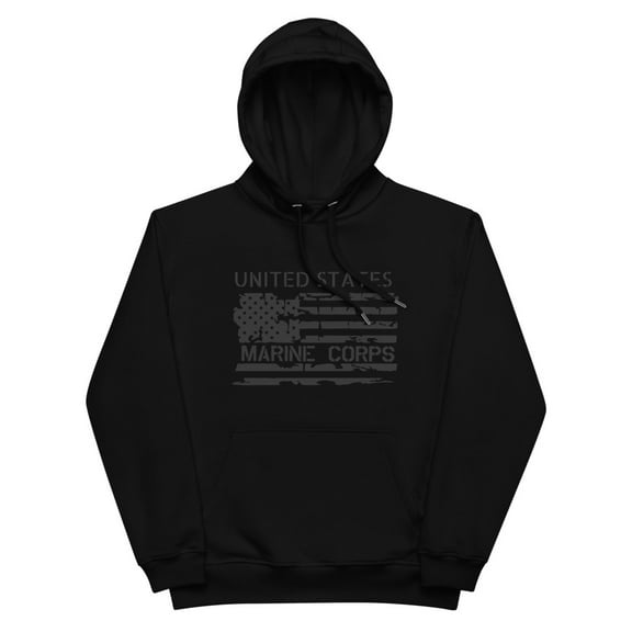 Marine Corps Hoodie (Black, XS)