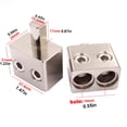 thumbnail image 4 of 1 Pair of Dual 1/0 Gauge to 1/0 Gauge Amp Input Reducers with Offset, 4 of 10