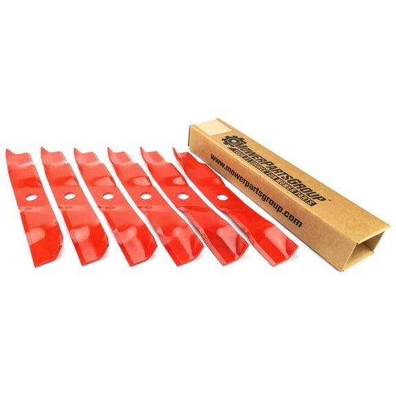 6 Mulching Blades for Exmark 48" Lazer Z Radius Vantage 103-6391 103-6391-S