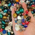 thumbnail image 5 of Bohemian Style Mixed Color Glass Beads Bulk, Synthetic Decorative Beads for Jewelry Making, DIY Bracelet, Necklace, Phone Chain, Glass Art Crafting, Geometric Patterns, Uncharged, No Plating, 5 of 9