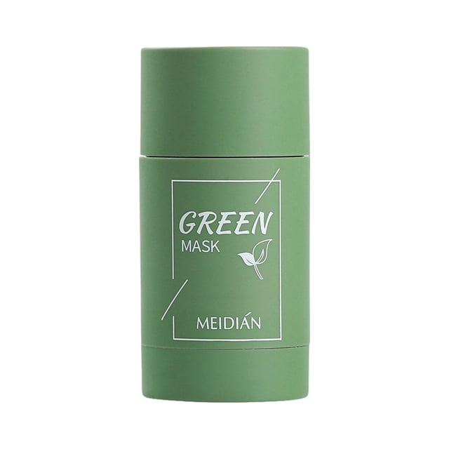 SharkTRUE Green Tea Solid Mud Mask Stick Smear on Oil Control Deep Stick Mud Clean Refreshing Exfoliating