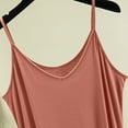 thumbnail image 4 of Gfyviroh Spaghetti Strap Nightgowns for Women Thin Summer Sleeveless Modal Nightshirts Solid Color Side Slit Sleepwear Nightdress, 4 of 5