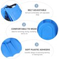 thumbnail image 4 of OULII Palmes Courtes pour Enfants avec Sangle Réglable Outils de Natation pour Jeunes Lot de 1, 4 of 8