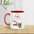 thumbnail image 2 of Every Fart is Love Note Abyssinian Guilty Face Happy Valentine's 11oz Accent Two-tone Mug Cat Lover Kitten Owner Gifts Coffee Tea Cup - 01016, 2 of 5