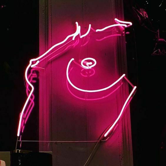 New Live Nudes Girl Stripper Pole Dance White Red Light Lamp Neon SIgn 14"x10" 