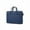 Blue, variant on Qiweii 14 Inch Unisex Laptop Shoulder Bag Crossbody Briefcase Water-Resistant Fabric For Business Travel Men Women Office Use