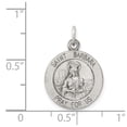 thumbnail image 5 of 925 Sterling Silver Antiqued Saint Barbara Medal, 5 of 5