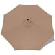 thumbnail image 5 of Wosthever Toldo de repuesto para sombrilla de 10 pulgadas, 8 costillas, cubierta para Patio exterior, impermeable, Type2 NO2, 5 of 6